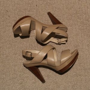 Nude Strappy Heel